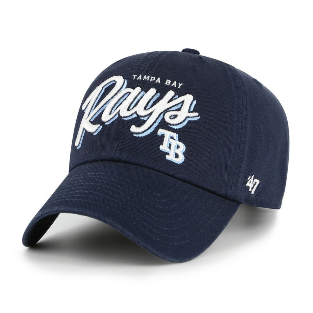 Tampa Bay Rays Women's Ariana Clean Up Adjustable Hat - Navy | 47 brand