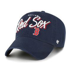 Boston Red Sox Women's Ariana Clean Up Adjustable Hat - Navy | 47 brand