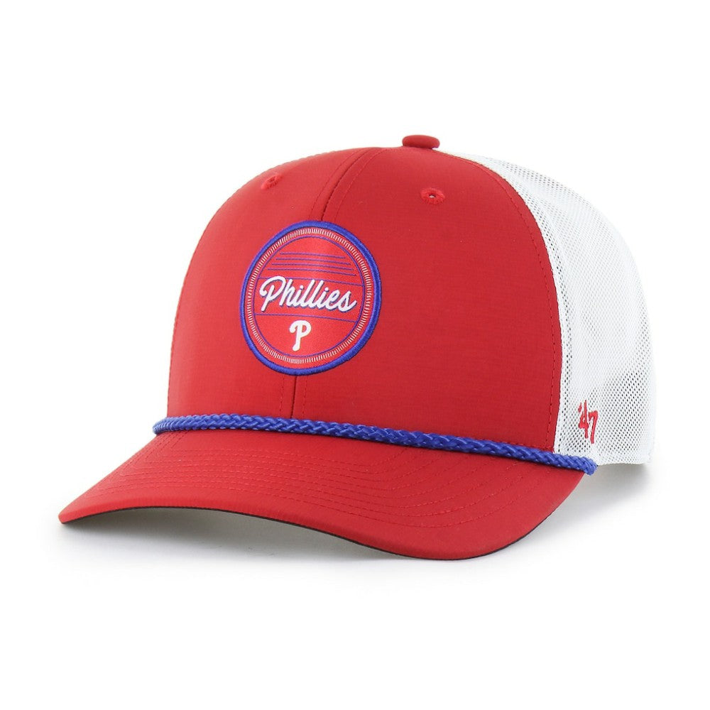 Philadelphia Phillies Fairway Trucker Adjustable Hat - Red/White | 47 brand