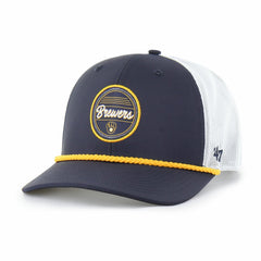 Milwaukee Brewers Fairway Trucker Adjustable Hat - Navy/White | 47 brand