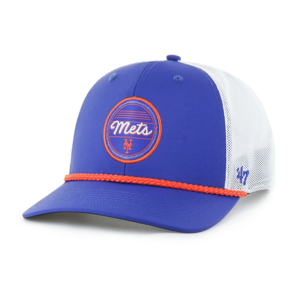 New York Mets Fairway Trucker Adjustable Hat - Royal/White | 47 brand