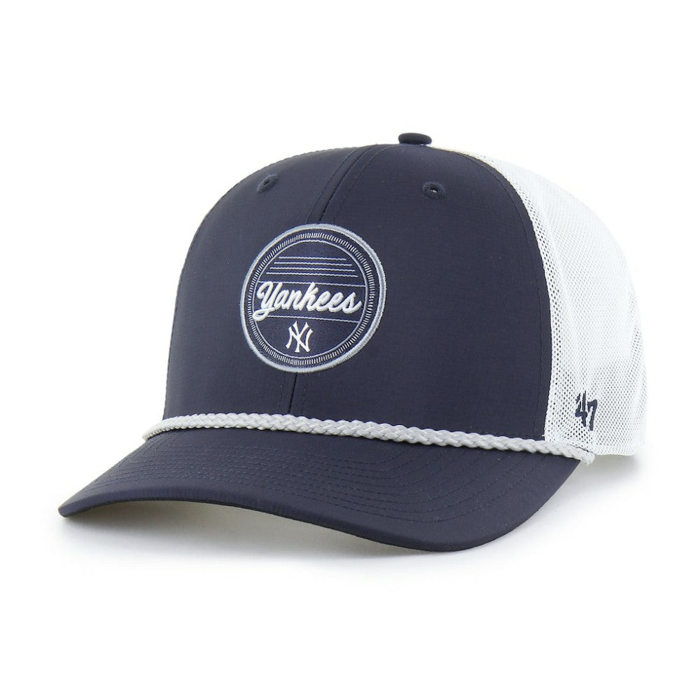 New York Yankees Fairway Trucker Adjustable Hat - Navy/White | 47 brand