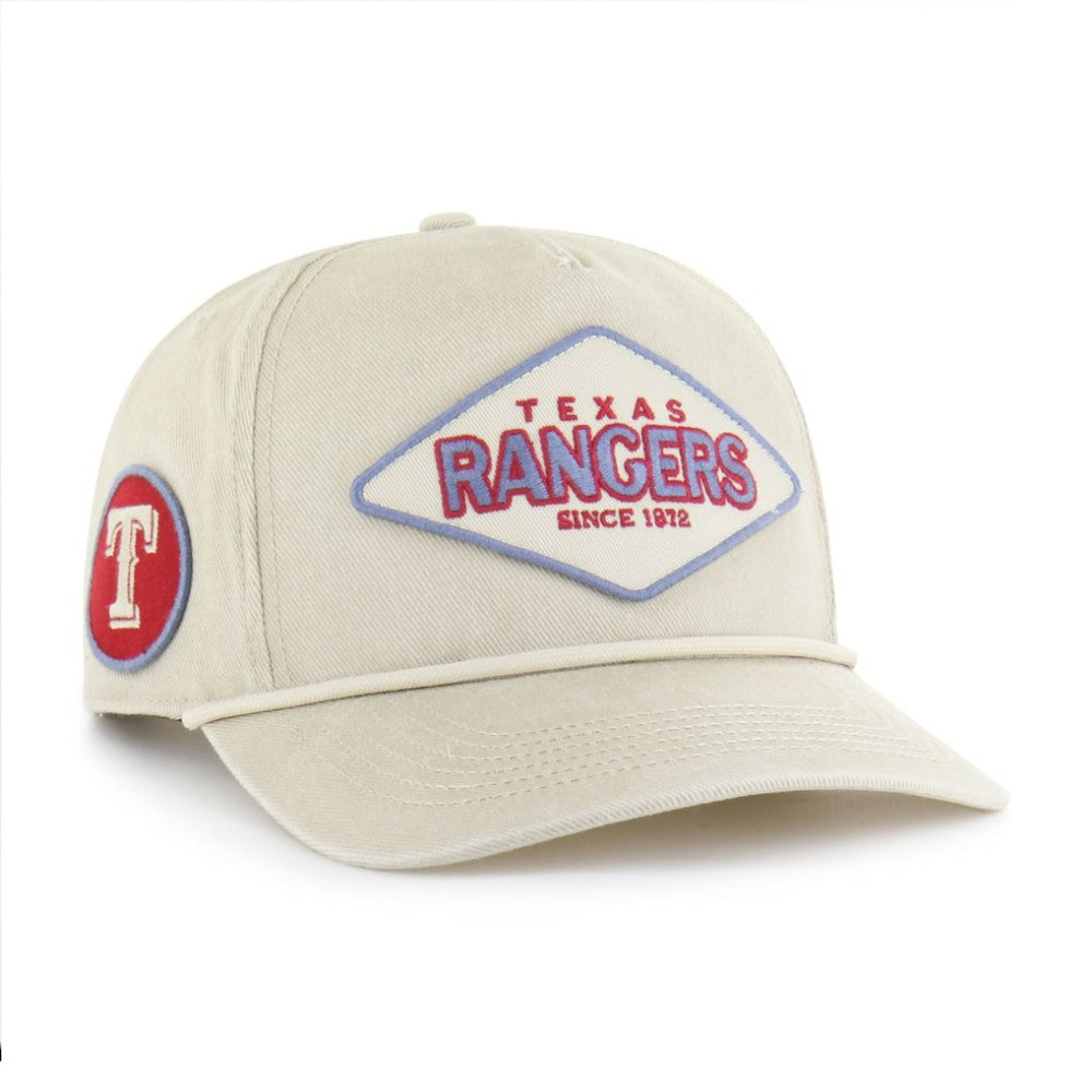 Texas Rangers Cairn Hitch Adjustable Hat - Khaki | 47 brand