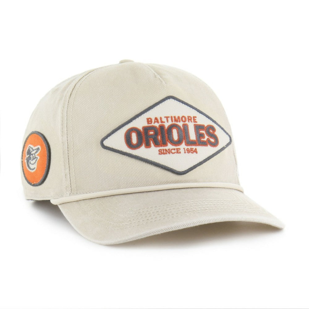 Baltimore Orioles Cairn Hitch Adjustable Hat - Khaki | 47 brand
