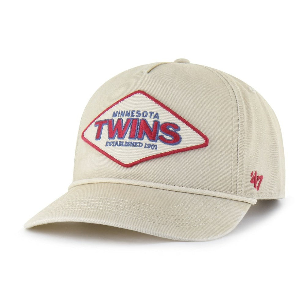Minnesota Twins Cairn Hitch Adjustable Hat - Khaki | 47 brand