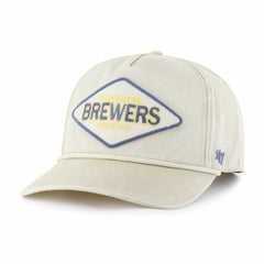 Milwaukee Brewers Cairn Hitch Adjustable Hat - Khaki | 47 brand