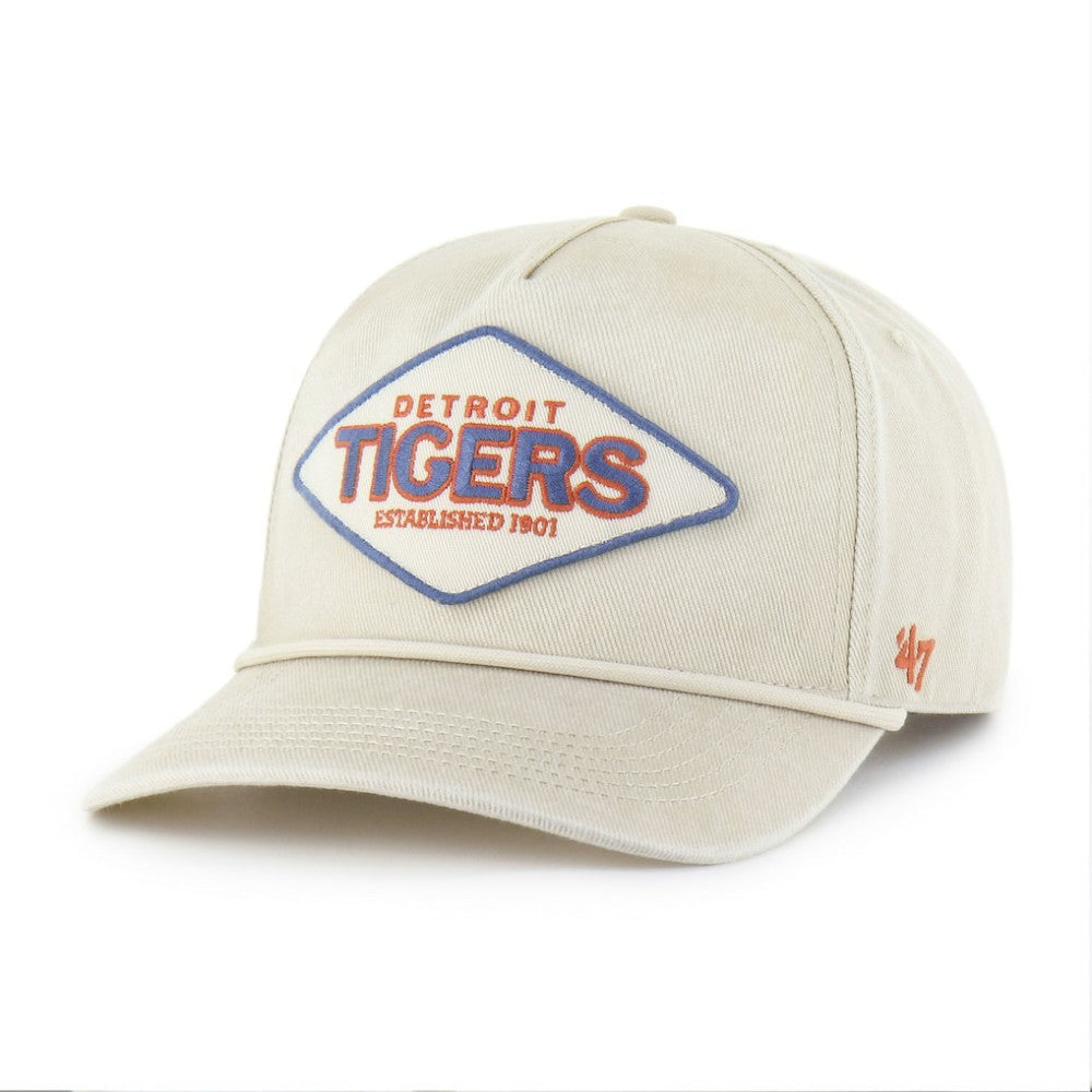 Detroit Tigers Cairn Hitch Adjustable Hat - Khaki | 47 brand
