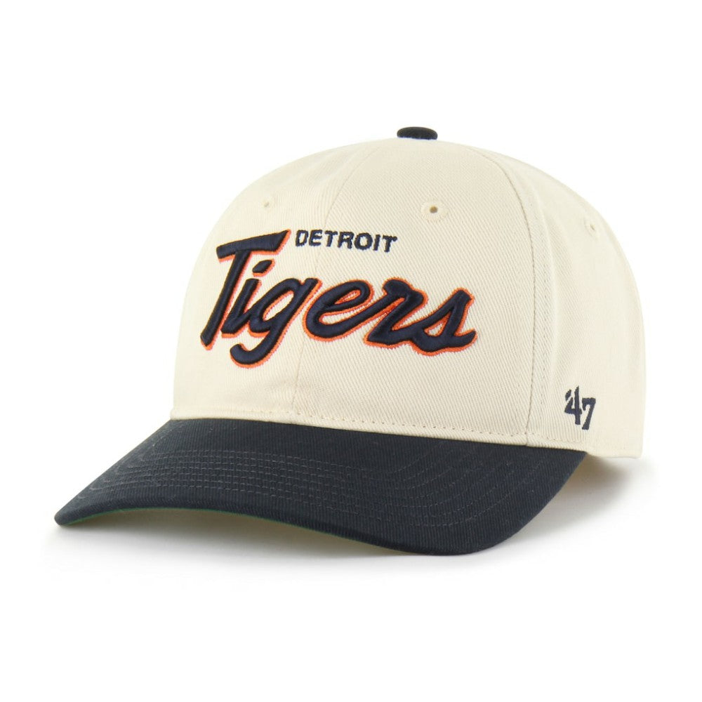 Detroit Tigers Crosstown Franchise Fitted Hat - Natural | 47 brand