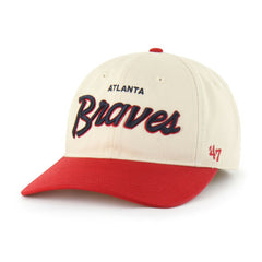 Atlanta Braves Crosstown Franchise Fitted Hat - Natural | 47 brand