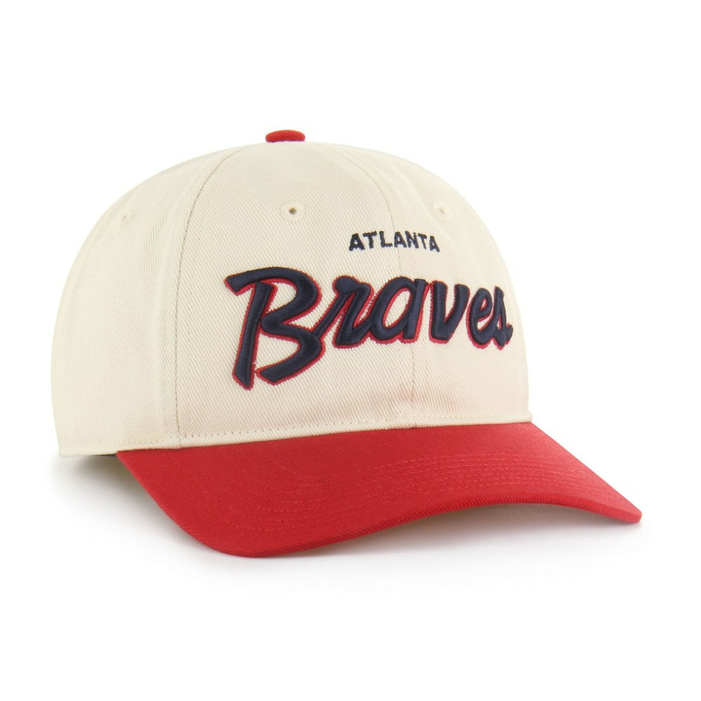 Atlanta Braves Crosstown Franchise Fitted Hat - Natural | 47 brand