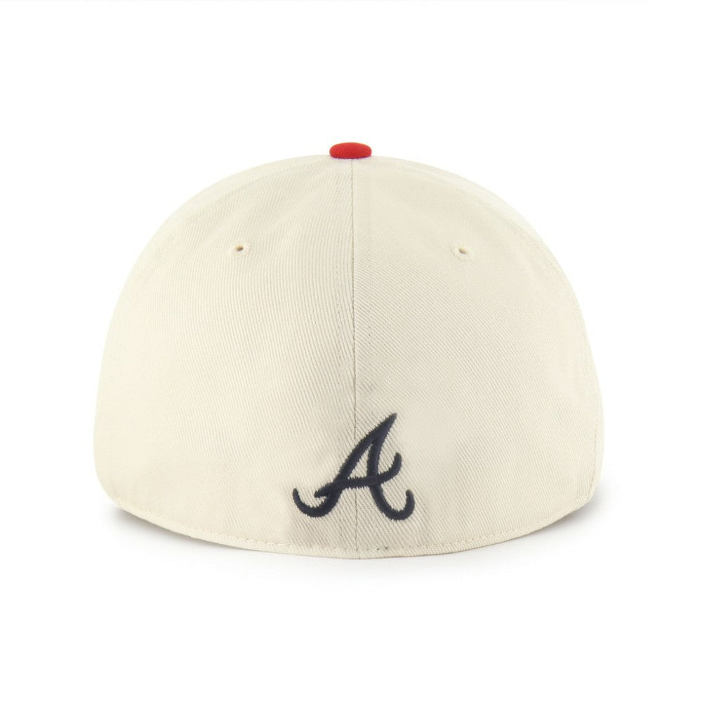 Atlanta Braves Crosstown Franchise Fitted Hat - Natural | 47 brand
