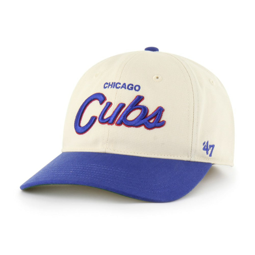 Chicago Cubs Crosstown Franchise Fitted Hat - Natural | 47 brand