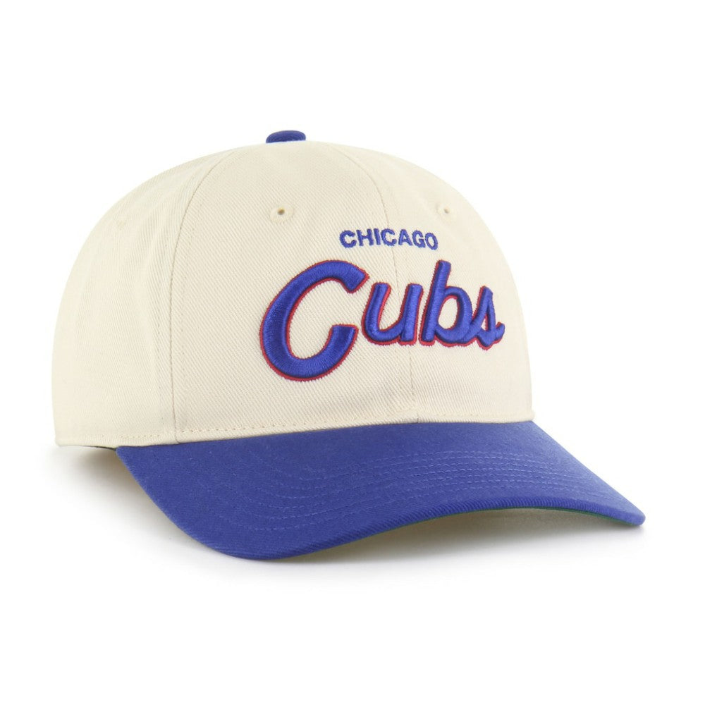 Chicago Cubs Crosstown Franchise Fitted Hat - Natural | 47 brand