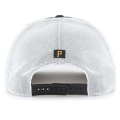Pittsburgh Pirates Brrr Downburst Mesh Hitch Adjustable Hat - Black | 47 brand