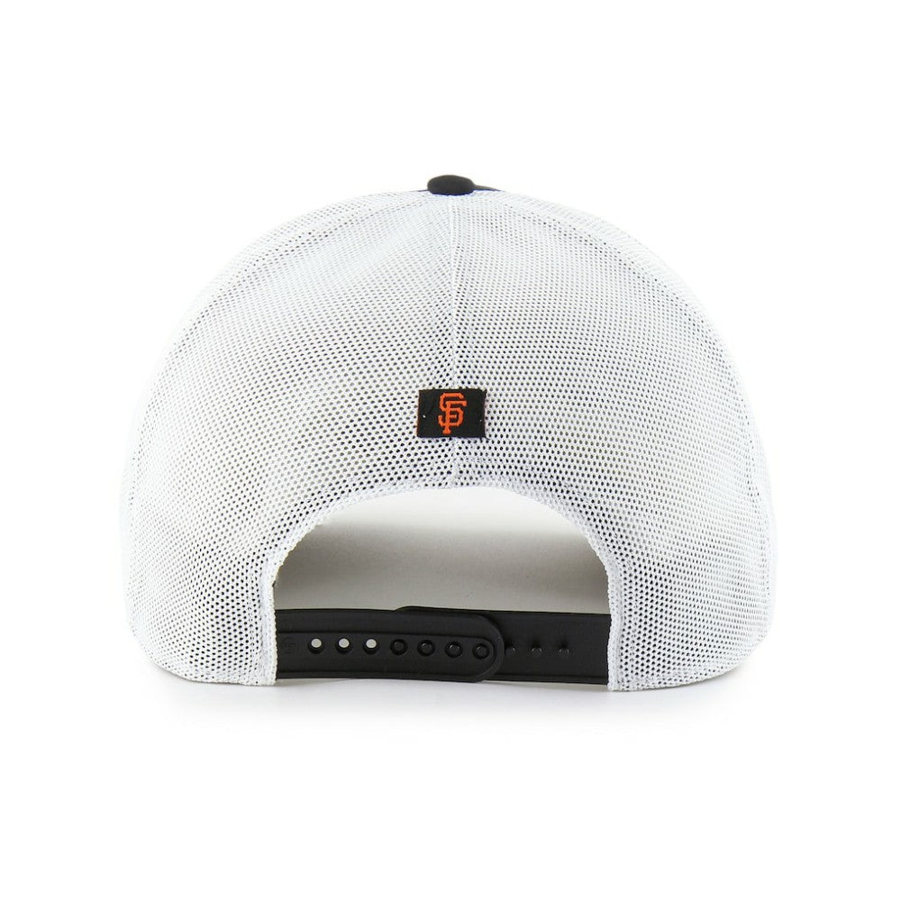 San Francisco Giants Brrr Downburst Mesh Hitch Adjustable Hat - Black | 47 brand