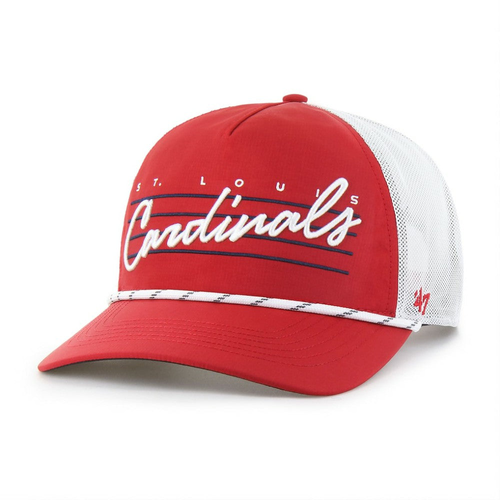 St. Louis Cardinals Brrr Downburst Mesh Hitch Adjustable Hat - Red | 47 brand