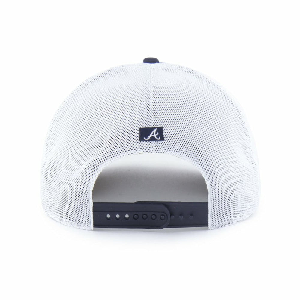 Atlanta Braves Brrr Downburst Mesh Hitch Adjustable Hat - Navy | 47 brand