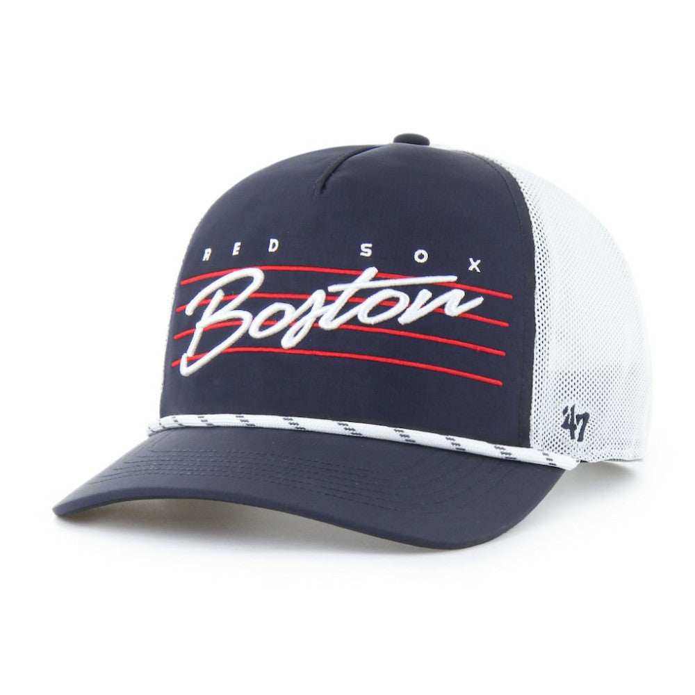 Boston Red Sox Brrr Downburst Mesh Hitch Adjustable Hat - Navy | 47 brand