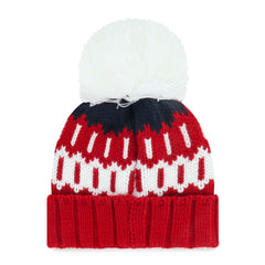 St. Louis Cardinals Women's Felicity Cuffed Knit Hat with Pom - Red | 47 brand