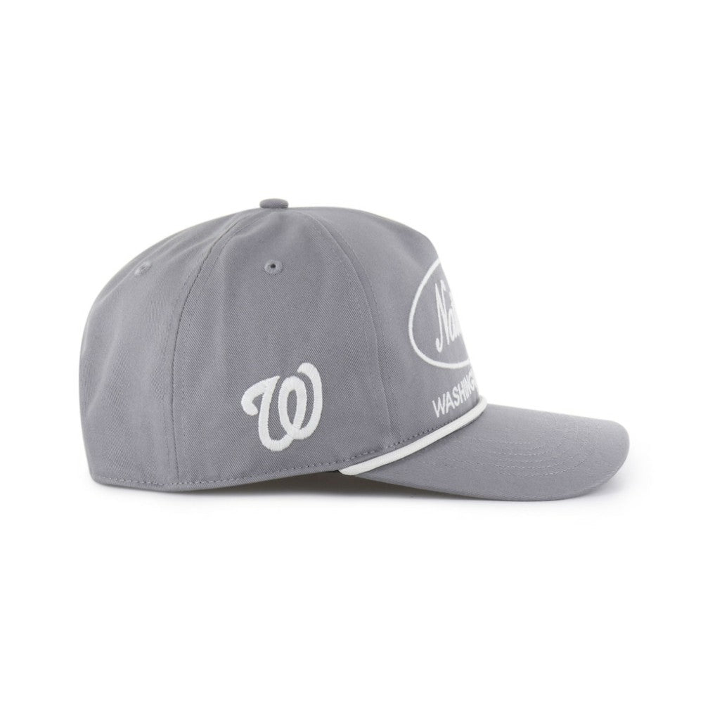 Washington Nationals Foundational Hitch Adjustable Hat - Gray | 47 brand