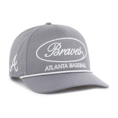 Atlanta Braves Foundational Hitch Adjustable Hat - Gray | 47 brand