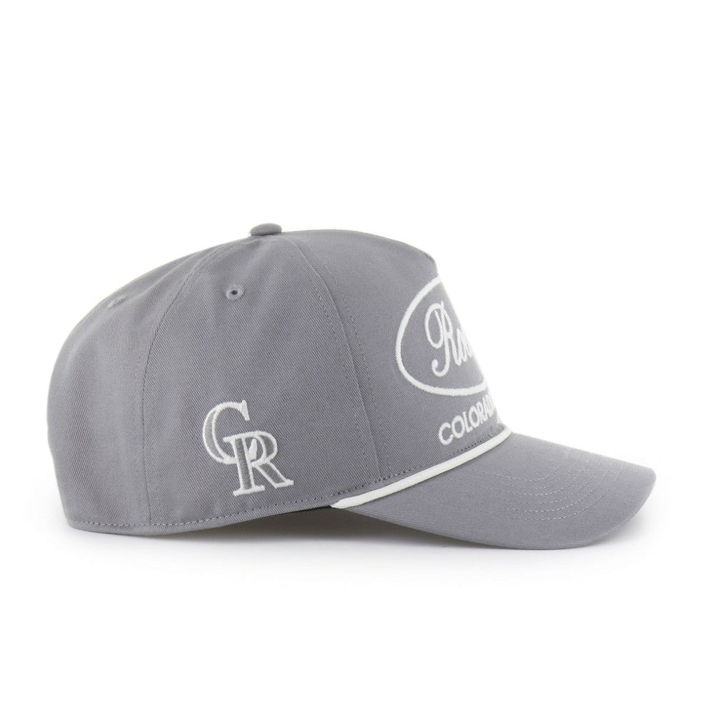Colorado Rockies Foundational Hitch Adjustable Hat - Gray | 47 brand