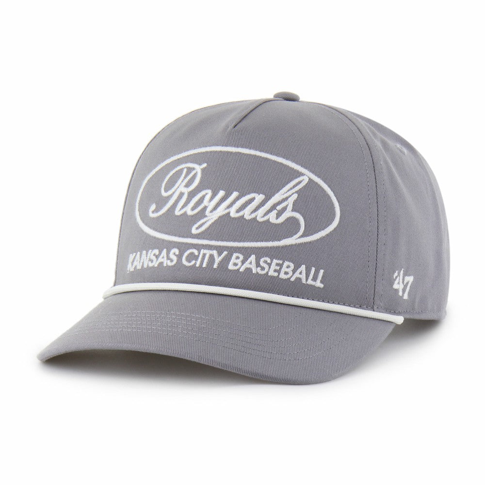Kansas City Royals Foundational Hitch Adjustable Hat - Gray | 47 brand