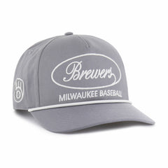 Milwaukee Brewers Foundational Hitch Adjustable Hat - Gray | 47 brand