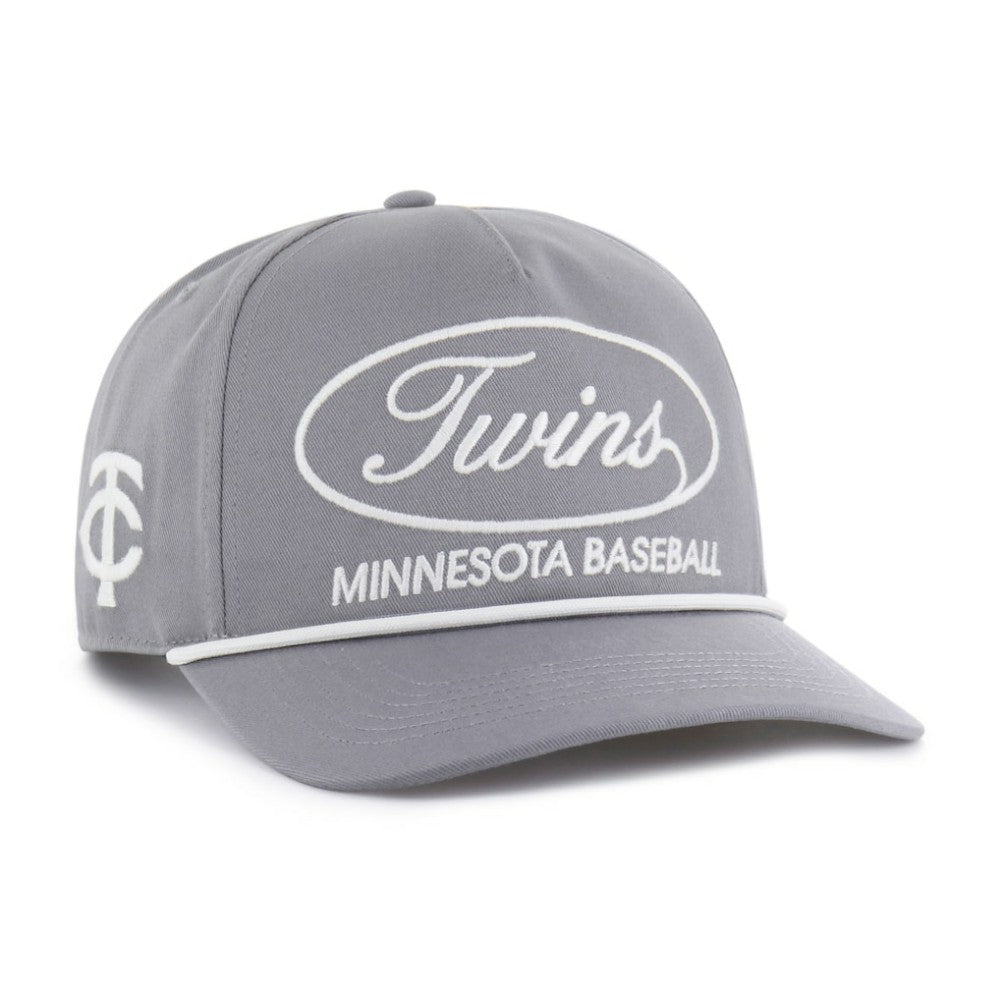 Minnesota Twins Foundational Hitch Adjustable Hat - Gray | 47 brand