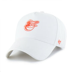 Baltimore Orioles Foundational Pinch Offside Adjustable Hat - White | 47 brand