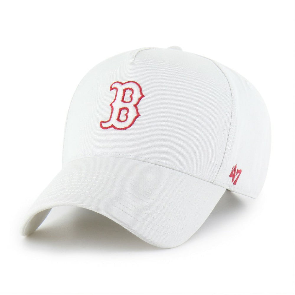 Boston Red Sox Foundational Pinch Offside Adjustable Hat - White | 47 brand