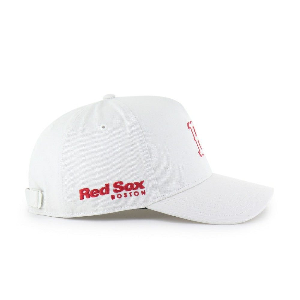 Boston Red Sox Foundational Pinch Offside Adjustable Hat - White | 47 brand
