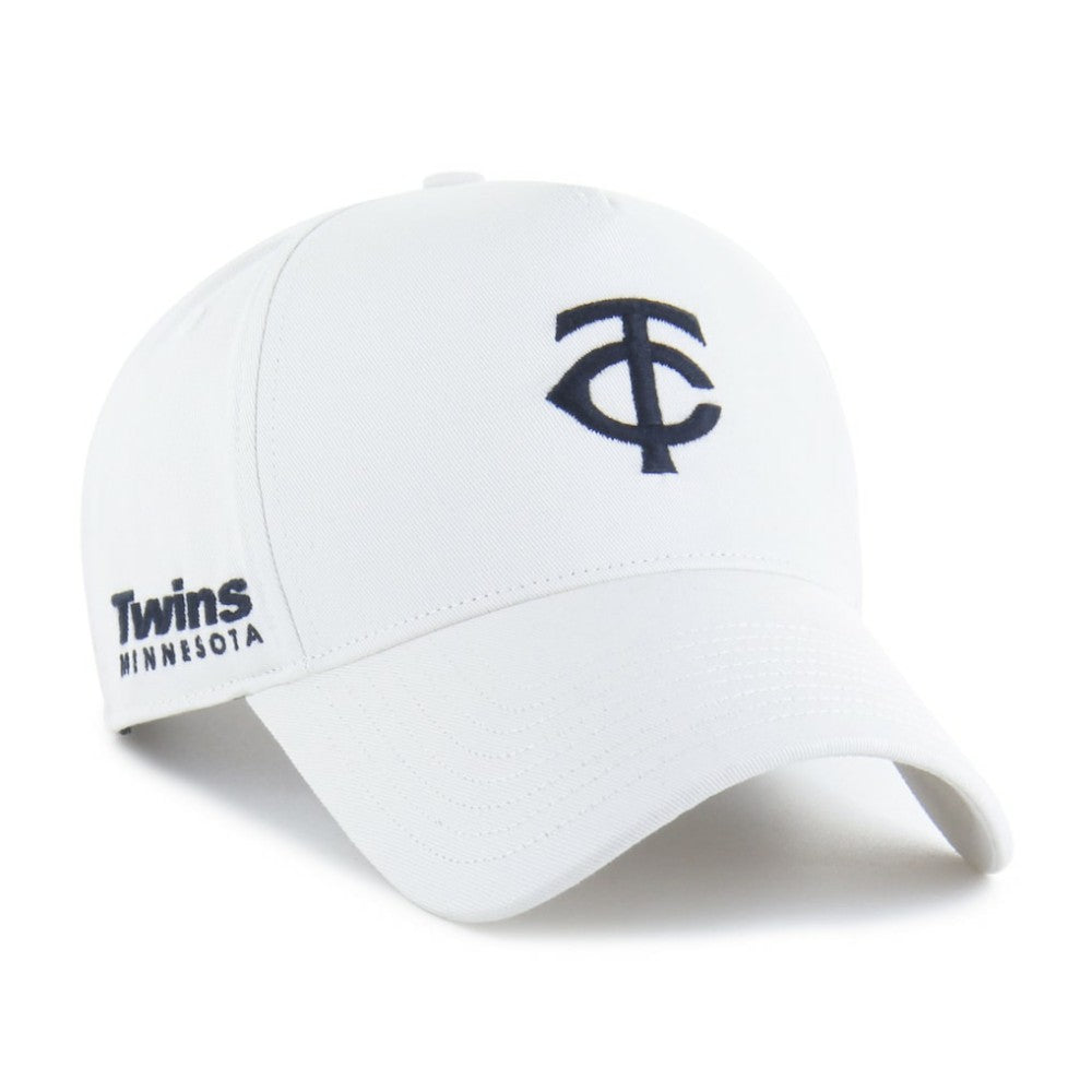Minnesota Twins Foundational Pinch Offside Adjustable Hat - White | 47 brand