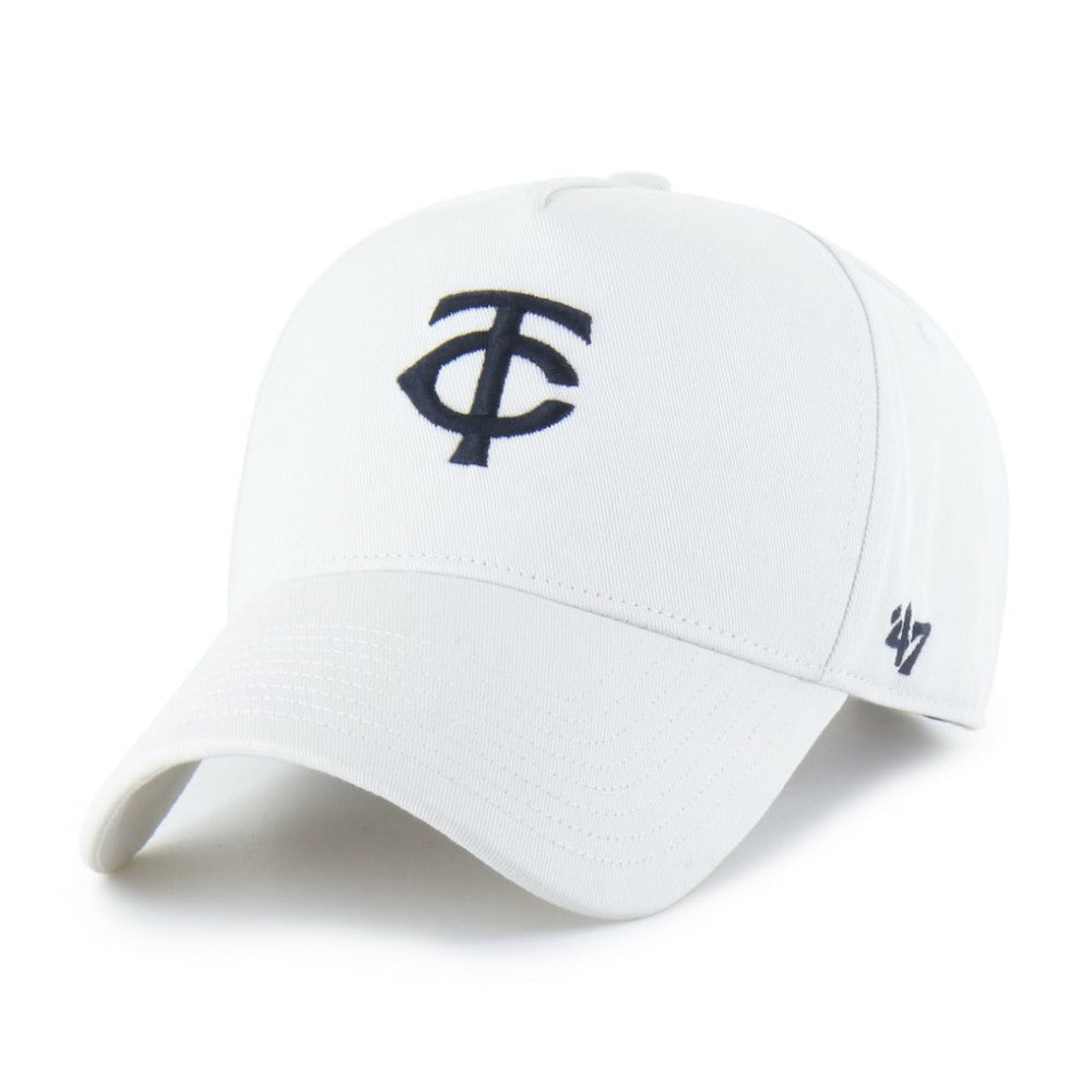 Minnesota Twins Foundational Pinch Offside Adjustable Hat - White | 47 brand