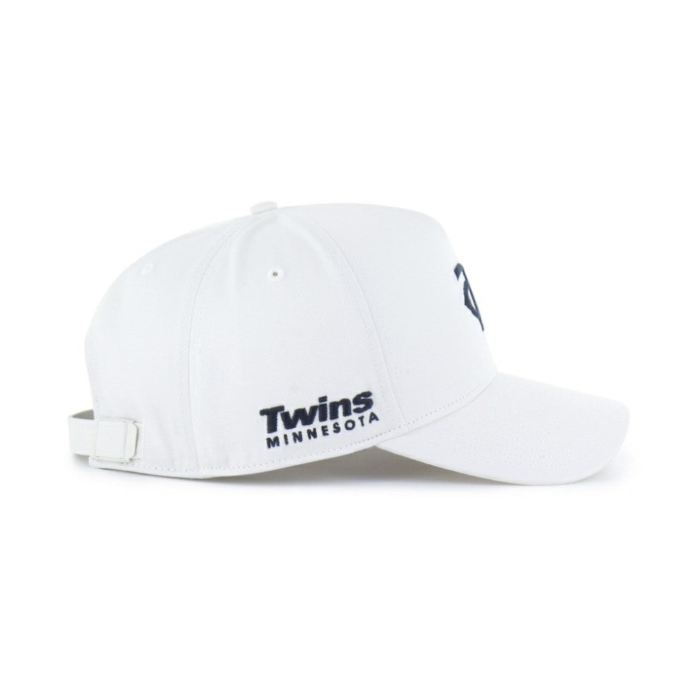 Minnesota Twins Foundational Pinch Offside Adjustable Hat - White | 47 brand