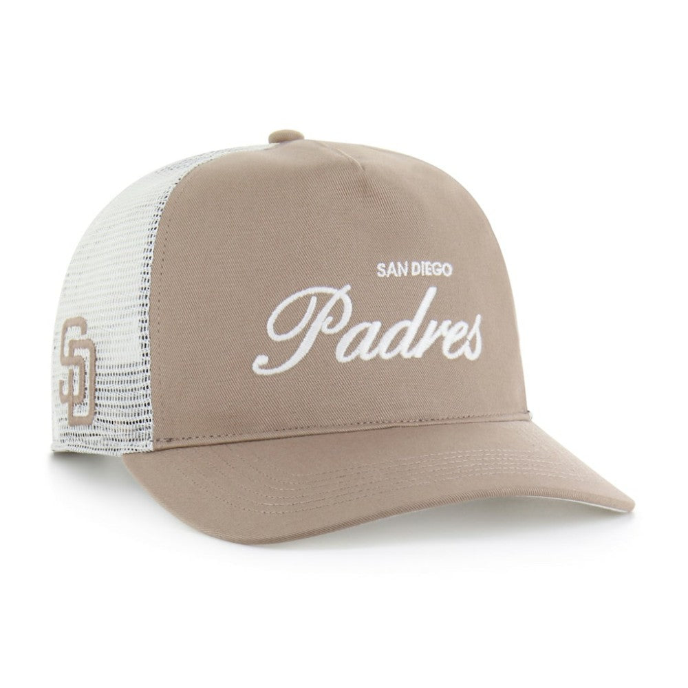 San Diego Padres Foundational Mesh Hitch Adjustable Hat - Brown | 47 brand