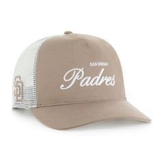 San Diego Padres Foundational Mesh Hitch Adjustable Hat - Brown | 47 brand