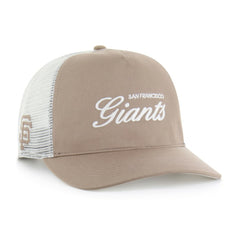 San Francisco Giants Foundational Mesh Hitch Adjustable Hat - Brown | 47 brand