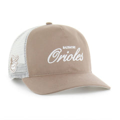 Baltimore Orioles Foundational Mesh Hitch Adjustable Hat - Brown | 47 brand