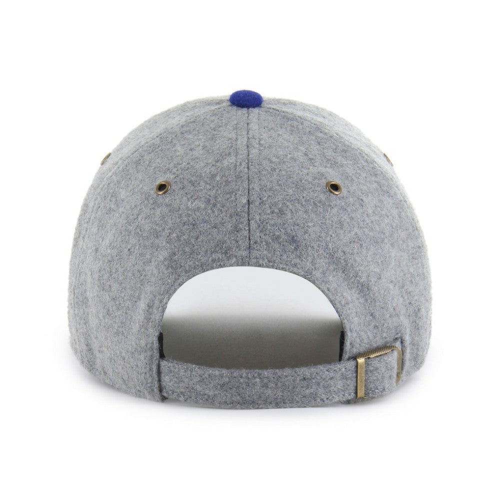 Texas Rangers Golden Age Wool Clean Up Adjustable Hat - Gray/Royal | 47 brand