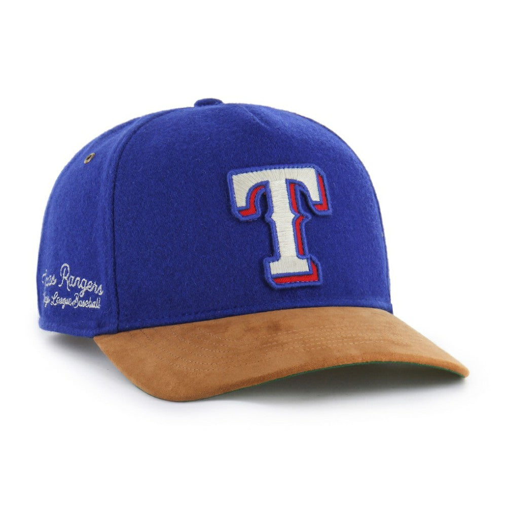 Texas Rangers Gold Age Hitch Adjustable Hat - Royal | 47 brand