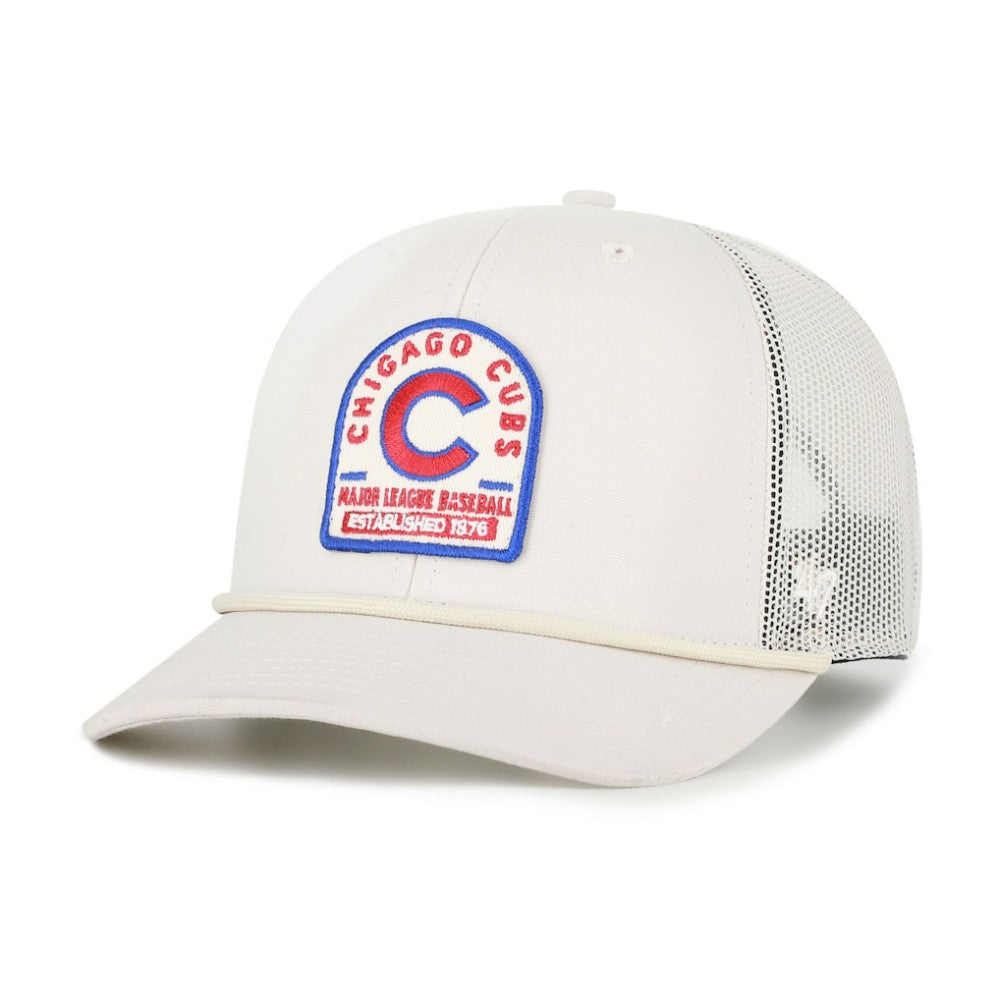 Chicago Cubs Gravestone Adjustable Trucker Hat - Cream | 47 brand