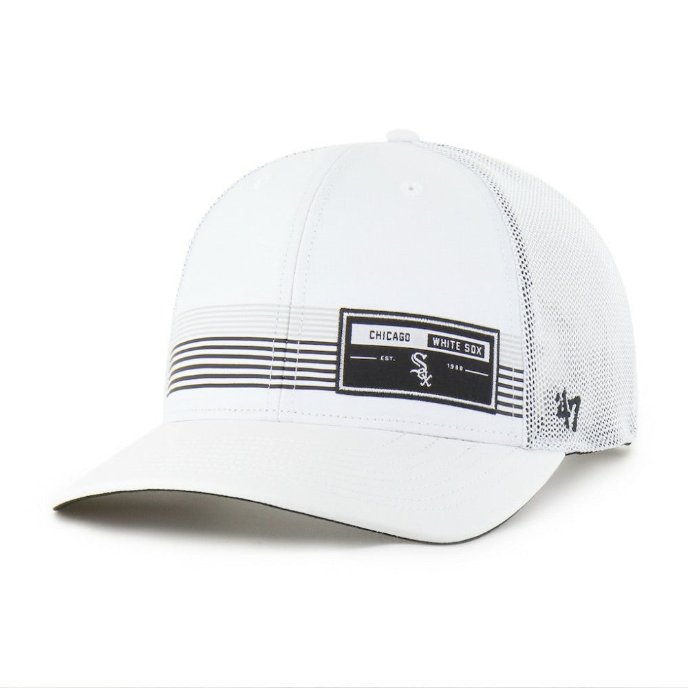 Chicago White Sox Rangefinder brrr Trucker Adjustable Hat - White | 47 brand