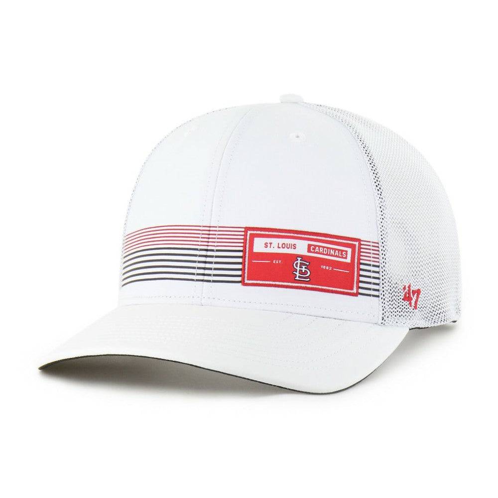 St. Louis Cardinals Rangefinder brrr Trucker Adjustable Hat - White | 47 brand