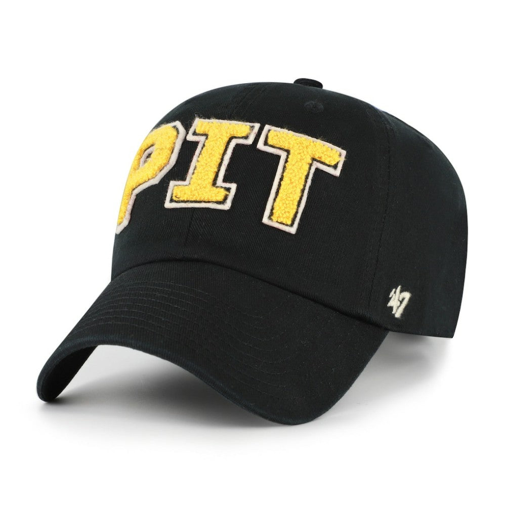 Pittsburgh Pirates Women's Zoey Clean Up Adjustable Hat - Black | 47 brand