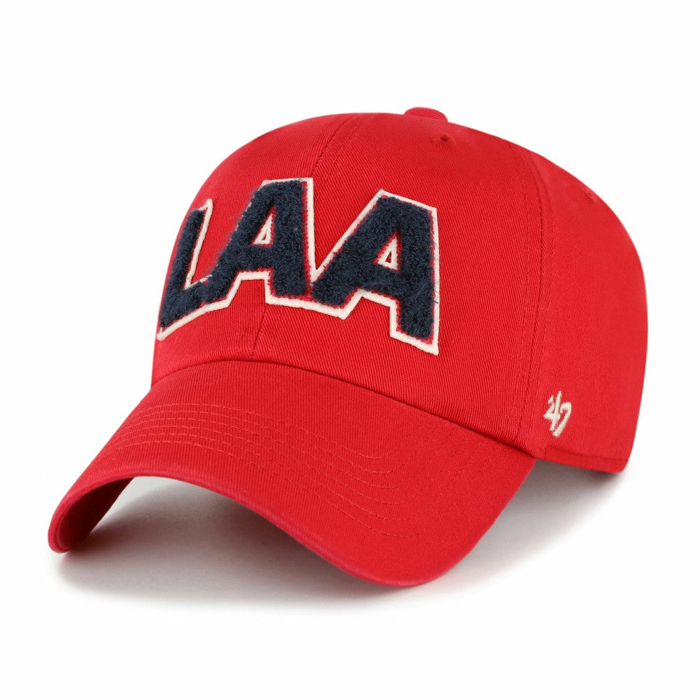 Los Angeles Angels Women's Zoey Clean Up Adjustable Hat - Red | 47 brand