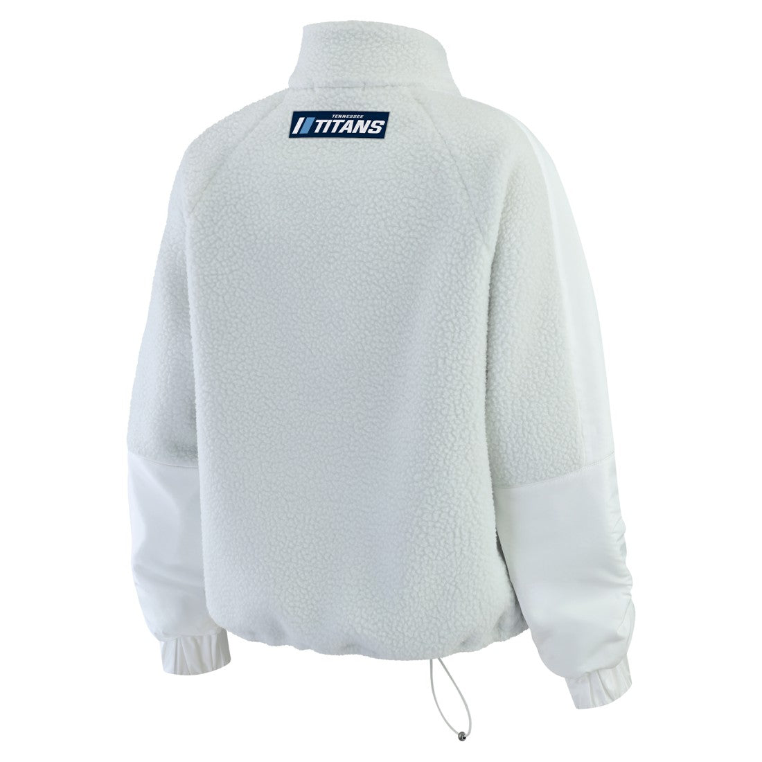 Tennessee Titans WEAR by Erin Andrews Women's Polar Fleece Half-Zip Jacket - White on sale