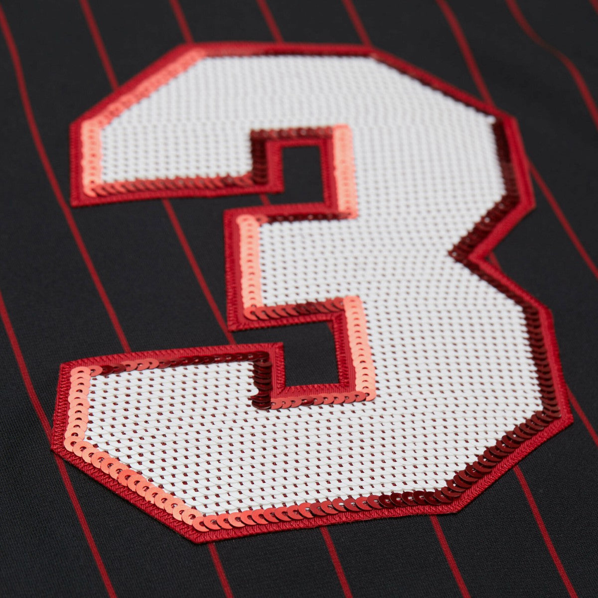 Dwyane Wade Miami Heat x DANNIJO Women's Cropped Football Fashion Jersey - Black | Mitchell & Ness discount