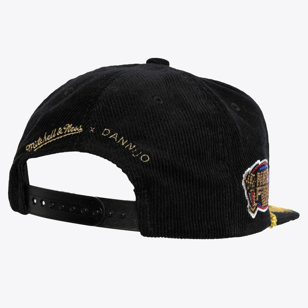 Chicago Bulls x DANNIJO Women's Deadstock Cord Snapback Hat - Black | Mitchell & Ness cheap