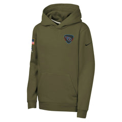 Tennessee Titans Youth 2025 Salute to Service Club Fleece Hoodie - Olive | Nike discount